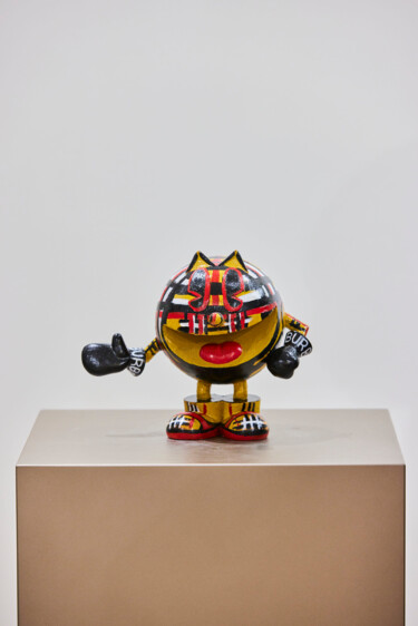 Scultura intitolato "Fashion B Pacman" da Art By Son, Opera d'arte originale, Spray