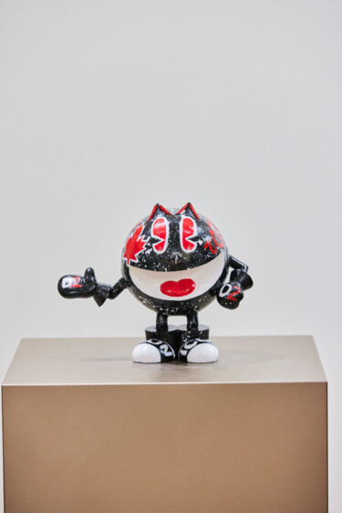 Sculpture intitulée "Fashion D.S Pacman" par Art By Son, Œuvre d'art originale, Bombe aérosol