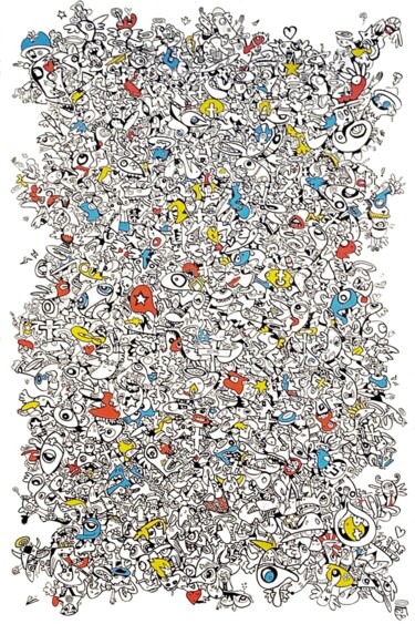 les sauveurs Painting titled "les sauveurs" by Frob, Original Artwork, Acrylic