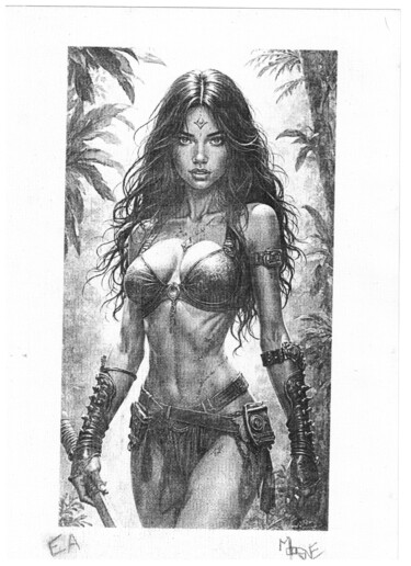 Printmaking titled "amazonia" by Modane, Original Artwork, Digital Print