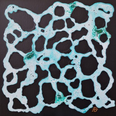 绘画 标题为“Abstraction 41” 由Anastasiia Doro, 原创艺术品, 丙烯 安装在木质担架架上