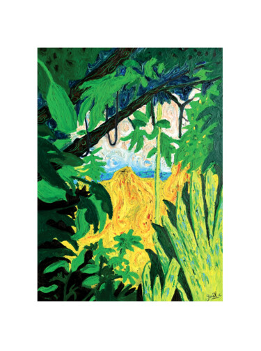 Dibujo titulada "serra malagueta (ca…" por Gaël Caron, Obra de arte original, Pastel