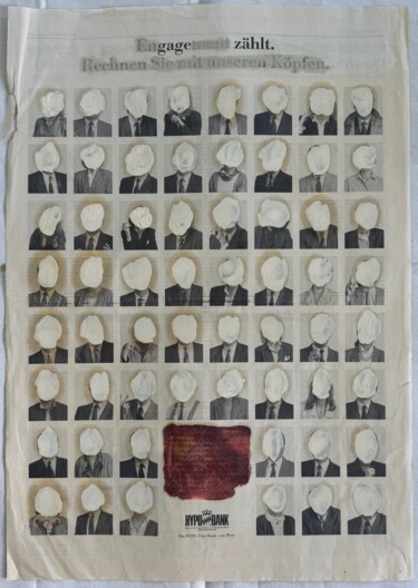 Collages getiteld "gage zählt" door Birgit Karg, Origineel Kunstwerk, Collages