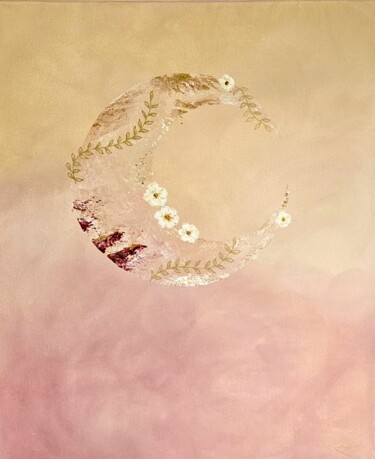 Pittura intitolato "Harmonie florale" da K.Alexia_art, Opera d'arte originale, Acrilico Montato su Telaio per barella in leg…