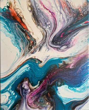Pittura intitolato "Flow" da Matheis, Opera d'arte originale, Acrilico