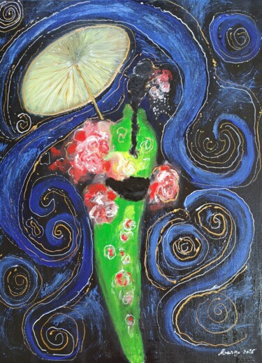 제목이 "La japonaise"인 미술작품 Marguerite Salaun (Margo)로, 원작, 기름