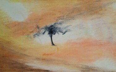 제목이 "Paysage  - Bruno"인 그림 Atelier Linea로, 원작, 흑연