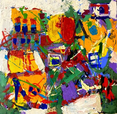 Peinture intitulée "the soul off the te…" par Didou, Œuvre d'art originale, Acrylique Monté sur Châssis en bois