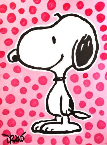 Pittura intitolato "Snoopy" da Dr. Love, Opera d'arte originale, Acrilico