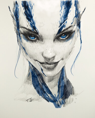 The Xylyax Revelation: Unavoidable Madness Drawing titled "The Xylyax Revelati…" by Andros K., Original Artwork, Graphite
