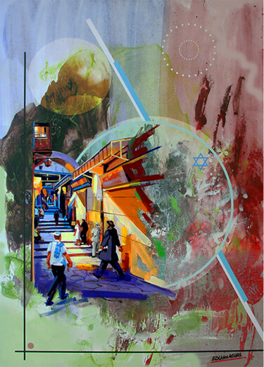 绘画 标题为“ISRAEL-D” 由Eduardo Marques De Jesus, 原创艺术品, 丙烯