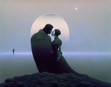 "Die Maske des Himme…" başlıklı Dijital Sanat Harald Kosinsky tarafından, Orijinal sanat, 2D Dijital Çalışma