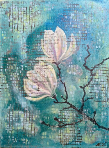 "Magnolia" başlıklı Tablo Lena Kolambet tarafından, Orijinal sanat, Akrilik