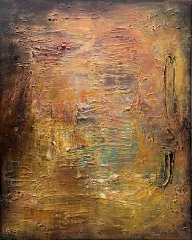 Burnt Earth "Burnt Earth" başlıklı Tablo Viki Smoliar tarafından, Orijinal sanat, Akrilik Ahşap Sedye çerçevesi üzerine monte edilmiş