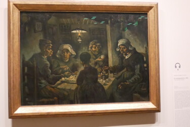 LES MANGEURS DE POMMES DE TERRE VAN GOGH Фотография под названием "LES MANGEURS DE POM…" - Daniel Garcia (Léo), Подлинное произведение искусства, Цифровая фотография
