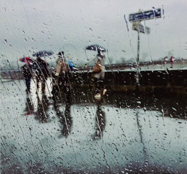 Fotografie getiteld "" perles de pluie "" door Jean Louis Giudicelli, Origineel Kunstwerk, Digitale fotografie