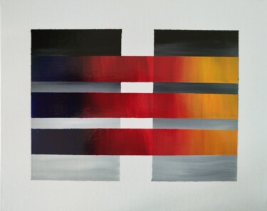 Pittura intitolato "0012" da Cédric Balaine, Opera d'arte originale, Acrilico Montato su Cartone