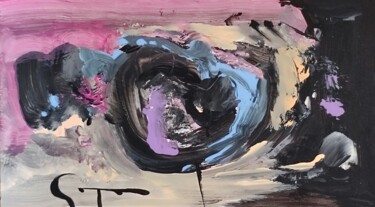 Schilderij getiteld "Miltomultuous Paste…" door Milto Sideris, Origineel Kunstwerk, Acryl