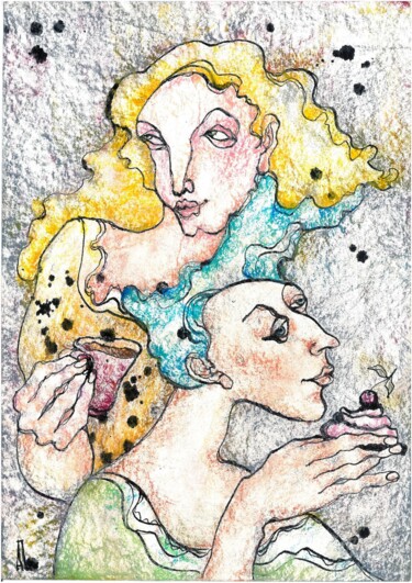 Sweet Temptation Σχέδιο με τίτλο "Sweet Temptation" από Анна Пронько, Αυθεντικά έργα τέχνης, Παστέλ