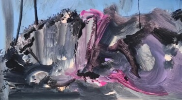 Painting titled "Miltomultuous Paste…" by Milto Sideris, Original Artwork, Acrylic