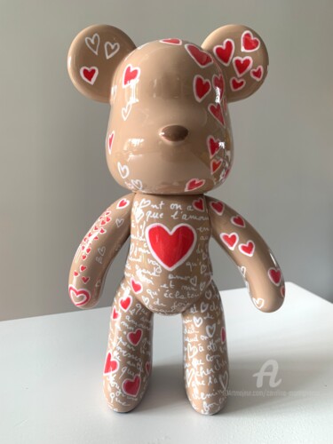 "Marcel Sweet Heart" başlıklı Heykel Caroline Montigneaux tarafından, Orijinal sanat, Rezine