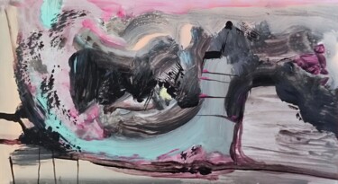 "Miltomultuous Paste…" başlıklı Tablo Milto Sideris tarafından, Orijinal sanat, Akrilik