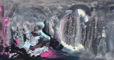 Painting titled "Miltomultuous Paste…" by Milto Sideris, Original Artwork, Acrylic