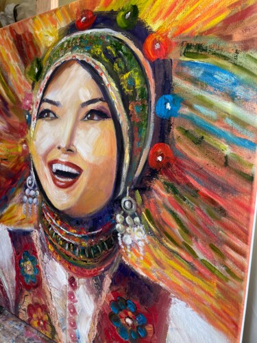Pittura intitolato "Цвет настроения" da Iuliia Mask (Jpmusk), Opera d'arte originale, Olio