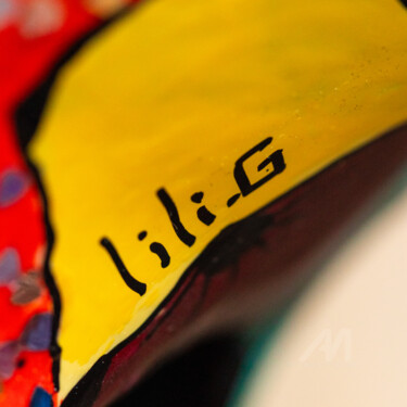 Peinture intitulée "Lili.G - signature" par Ghislaine Pilone, Œuvre d'art originale, Acrylique