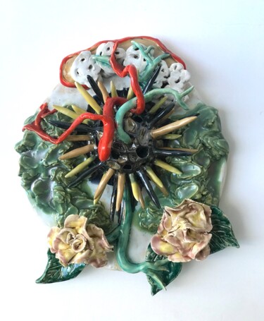"Roses" başlıklı Heykel Julie Lorinet tarafından, Orijinal sanat, Kil