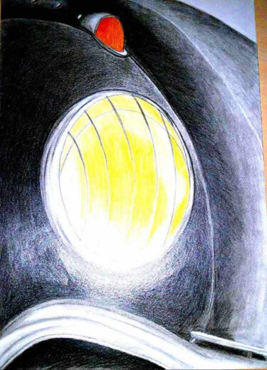 ÉCLAT NOCTURNE – BLACK & WHITE REALMS "ÉCLAT NOCTURNE – BL…" başlıklı Resim Chrys Oak tarafından, Orijinal sanat, Grafit