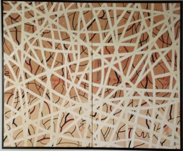 Pittura intitolato "Streets" da Luca Bezerra, Opera d'arte originale, Acrilico