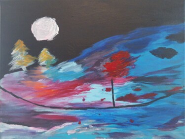 "Moonwalk" başlıklı Tablo Julia Kirilov tarafından, Orijinal sanat, Akrilik