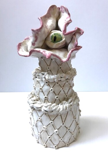 Escultura intitulada "Wedding cake 1" por Julie Lorinet, Obras de arte originais, Argila