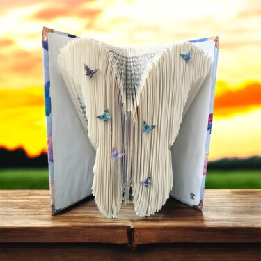 "Papillon" başlıklı Heykel Laura Vassallo tarafından, Orijinal sanat, Kâğıt