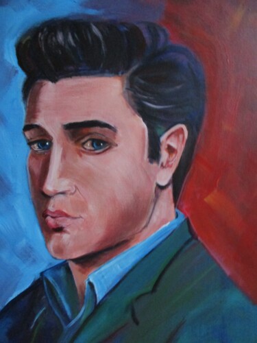 「The King Of Rock」というタイトルの絵画 Cyril Harrisによって, オリジナルのアートワーク, アクリル