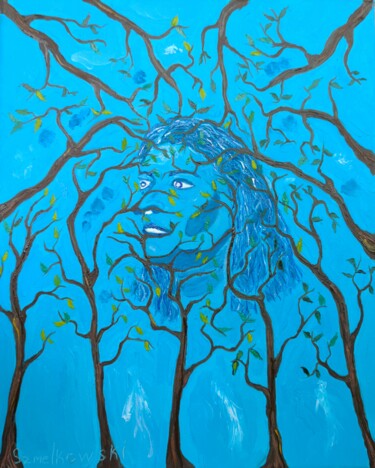 绘画 标题为“Forest 24×30 S.Szme…” 由Stanisław Szmelkowski (Ermolaev), 原创艺术品, 油