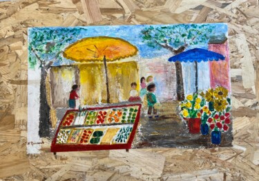 제목이 "Les Marchés - 4"인 미술작품 Dan로, 원작, 아크릴