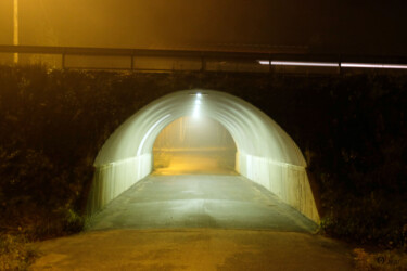 "Tunnel At Night" başlıklı Fotoğraf Christian Envall tarafından, Orijinal sanat, Dijital Fotoğrafçılık