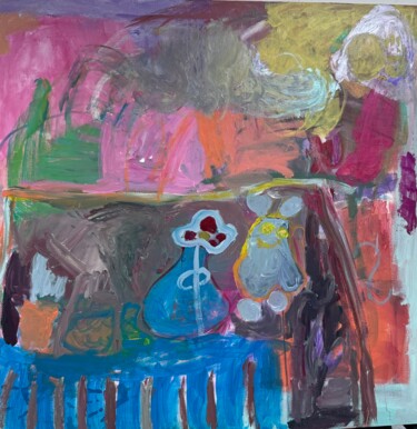 绘画 标题为“Abstract art” 由Podariu Adrian, 原创艺术品, 丙烯 安装在木质担架架上