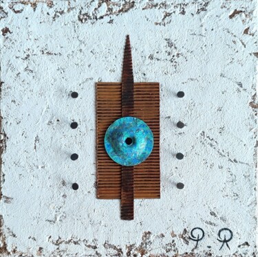 Peinture intitulée "Ethnique XII" par Pascale Renault, Œuvre d'art originale, Acrylique