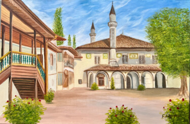 "Oil Painting of the…" başlıklı Tablo Fatimie Ashyrova tarafından, Orijinal sanat, Petrol Ahşap Sedye çerçevesi üzerine mont…