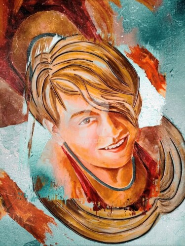 数字艺术 标题为“Sophie Scholl” 由Nicolas Péché, 原创艺术品, 数码摄影 安装在木质担架架上