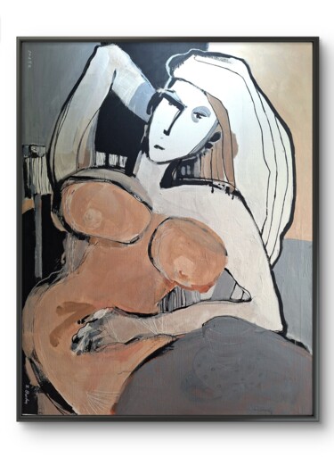 Painting titled "ODPOCZYNEK" by Eryk Gorsky, Original Artwork, Acrylic