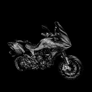 MV Agusta motorbike Photographie intitulée "MV Agusta motorbike" par Viktor Rybas (Victor Ribas), Œuvre d'art originale, Photographie numérique