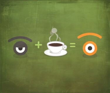 mirada cafeinada rem Digital Arts με τίτλο "mirada cafeinada rem" από Ojolo - Abel García, Αυθεντικά έργα τέχνης, 2D ψηφιακή εργασία