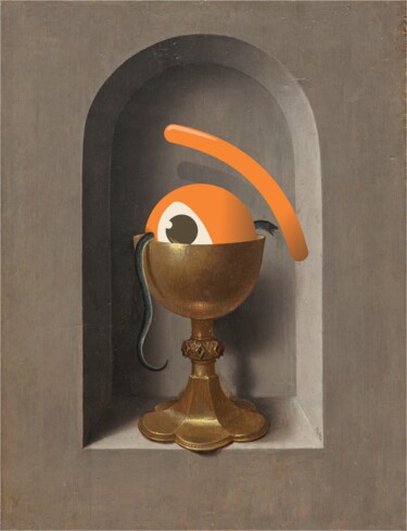 "chalice of saint oj…" başlıklı Dijital Sanat Ojolo - Abel García tarafından, Orijinal sanat, Dijital Resim