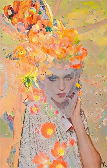 数字艺术 标题为“Summer Breeze” 由Ashedinarockirart, 原创艺术品, 数字油画