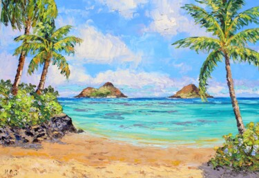 Islands In The Wind Ζωγραφική με τίτλο "Islands In The Wind" από Kristen Olson Stone, Αυθεντικά έργα τέχνης, Λάδι