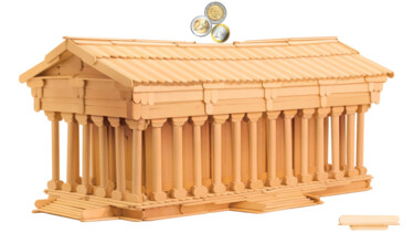 Temple of Athena’s Treasure Design intitulée "Temple of Athena’s…" par Anatolii Zhamoido, Œuvre d'art originale, Bijoux